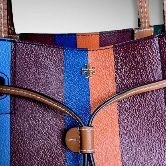 Tory Burch Kerrington Striped Drawstring Tote
Bucket Blue - Picture 7 of 12